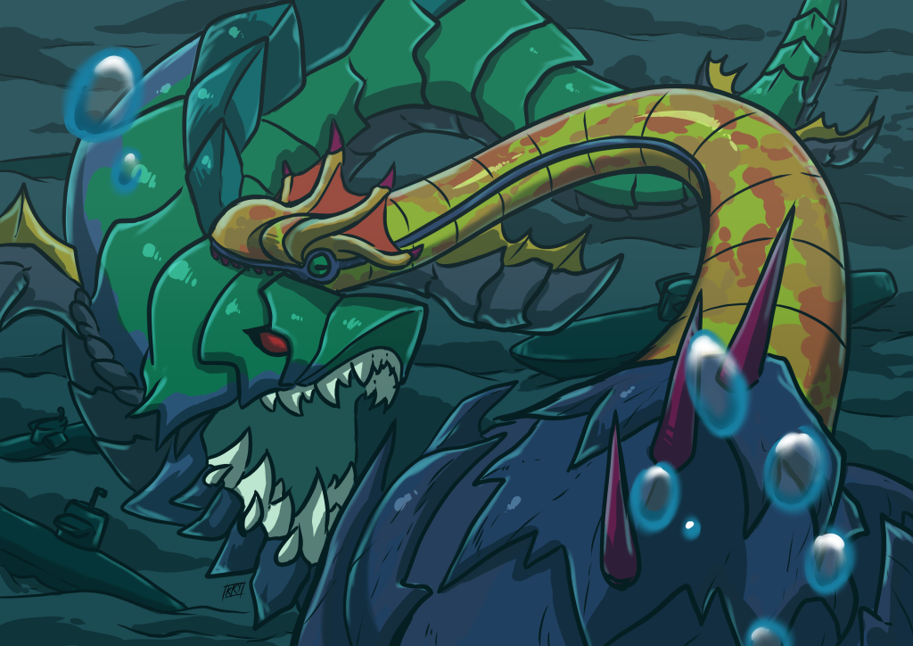 kaiju ocean battle
