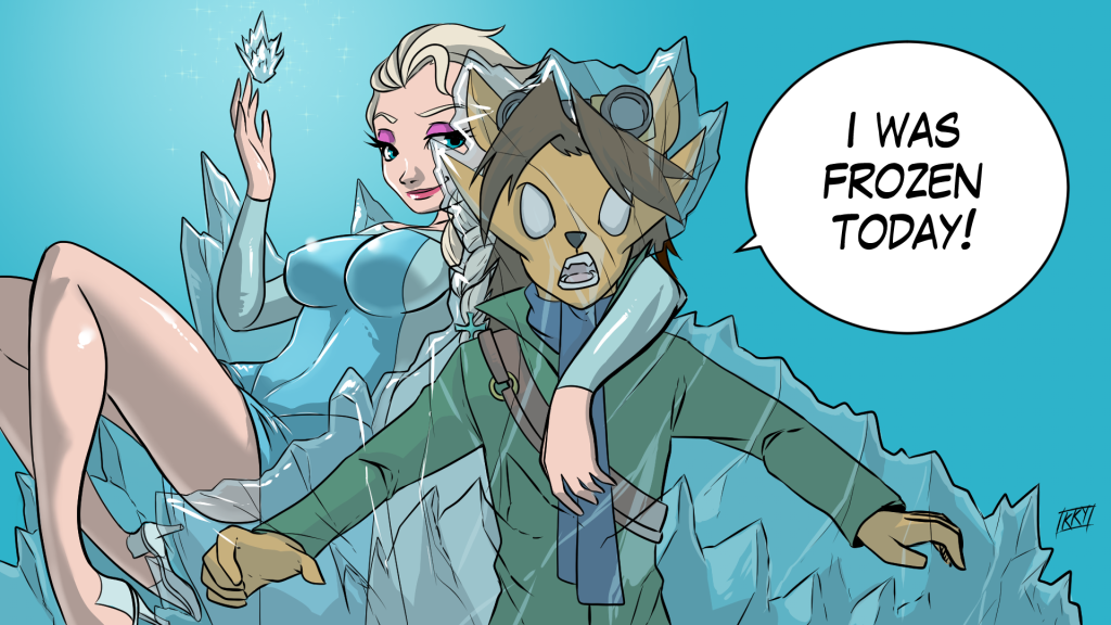 frozen