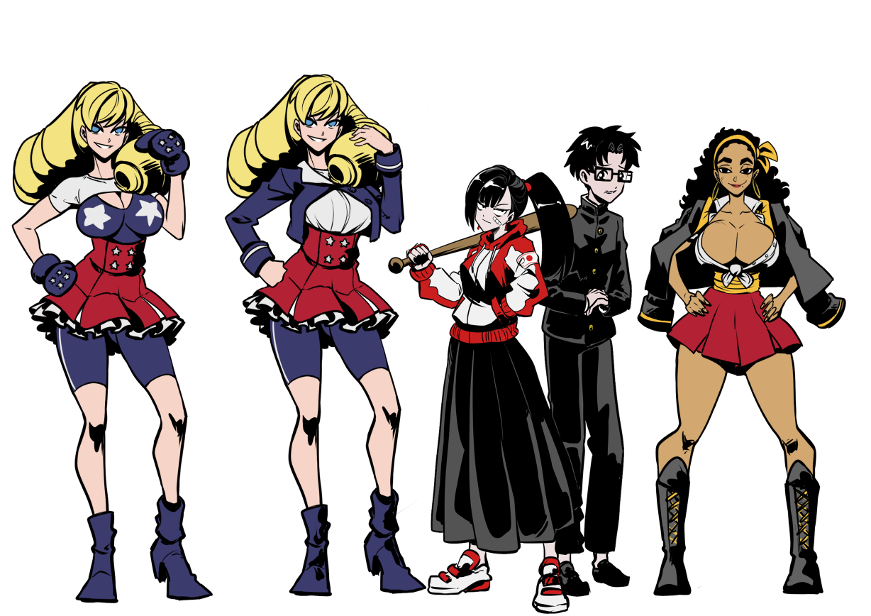 Sukeban main characters - kukuruyo